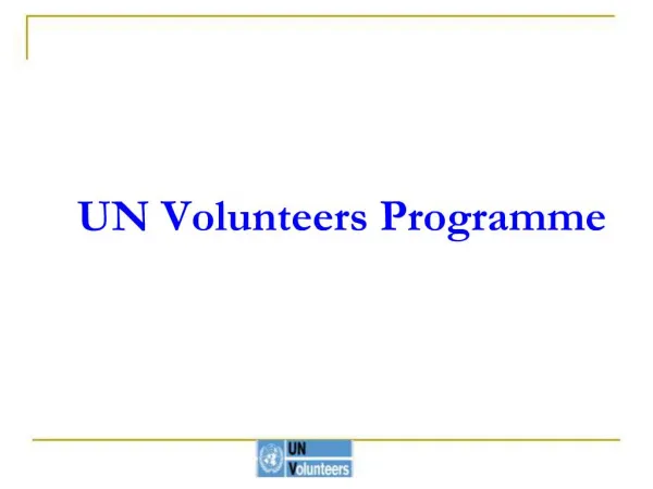 UN Volunteers Programme