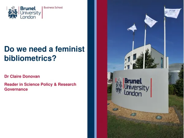 Do we need a feminist bibliometrics ?