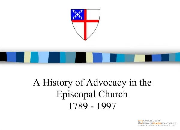 A History of Advocacy in the Episcopal Church