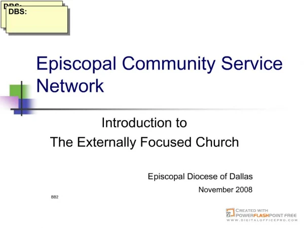 Episcopal Community Service Network