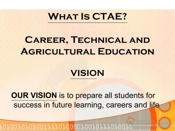 What Is CTAE