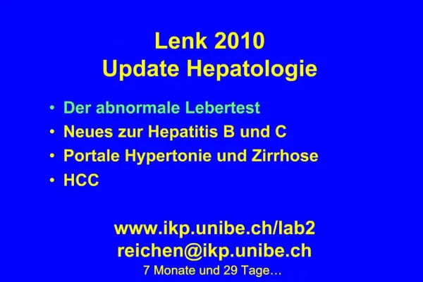 Lenk 2010 Update Hepatologie
