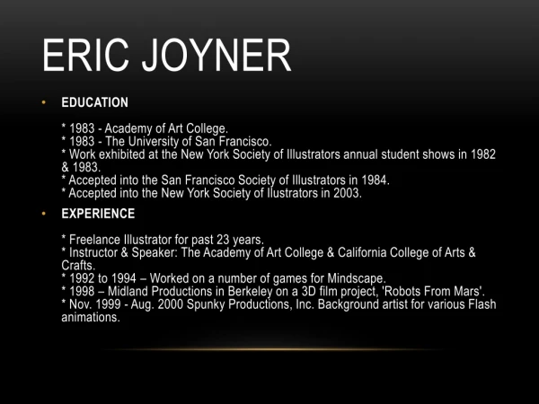 Eric Joyner
