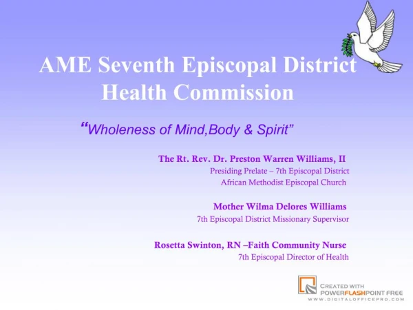 AME Seventh Episcopal District Health Commission
