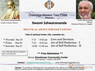 Swami Ishwarananda - slide 1