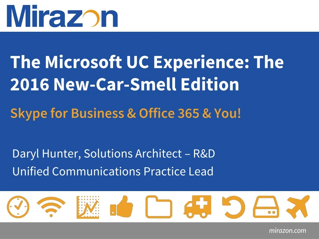 the microsoft uc experience the 2016