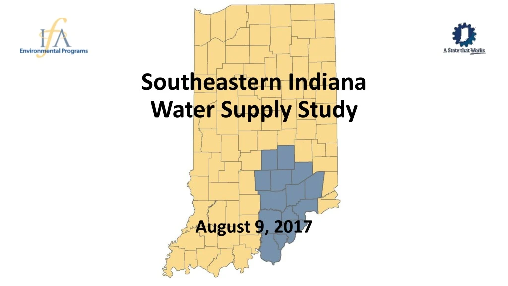 southeastern indiana water supply study