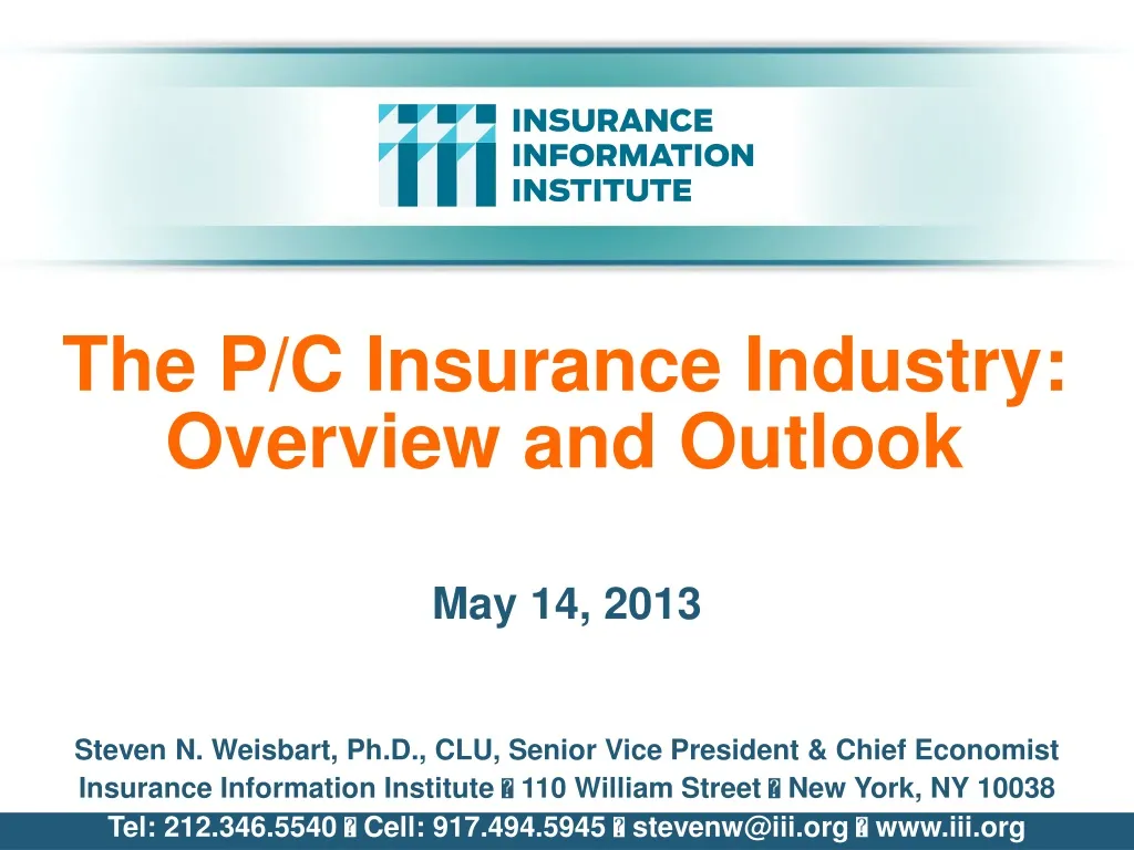 the p c insurance industry overview and outlook