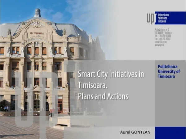 Smart City Initiatives in Timisoara. Plans and Actions