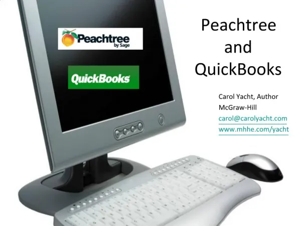 Peachtree and QuickBooks