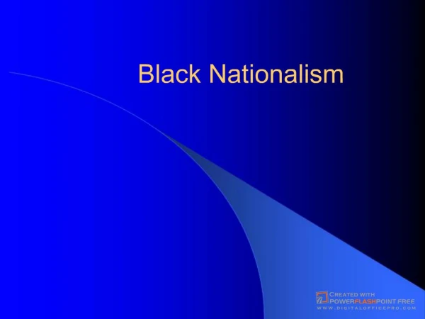 Black Nationalism