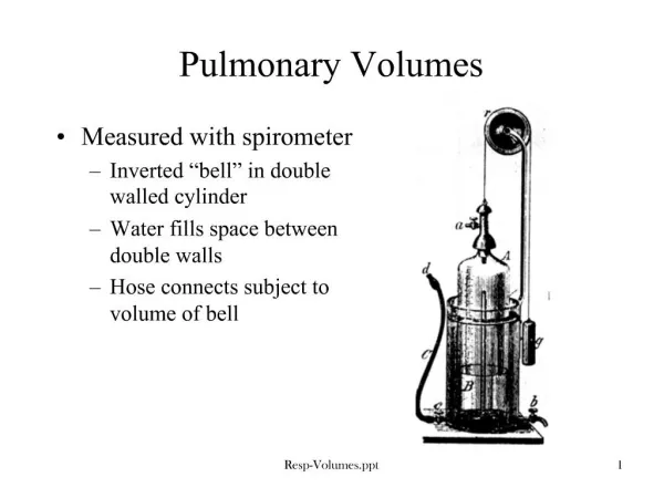 Pulmonary Volumes