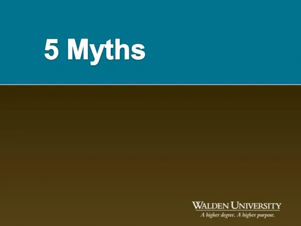 5 Myths