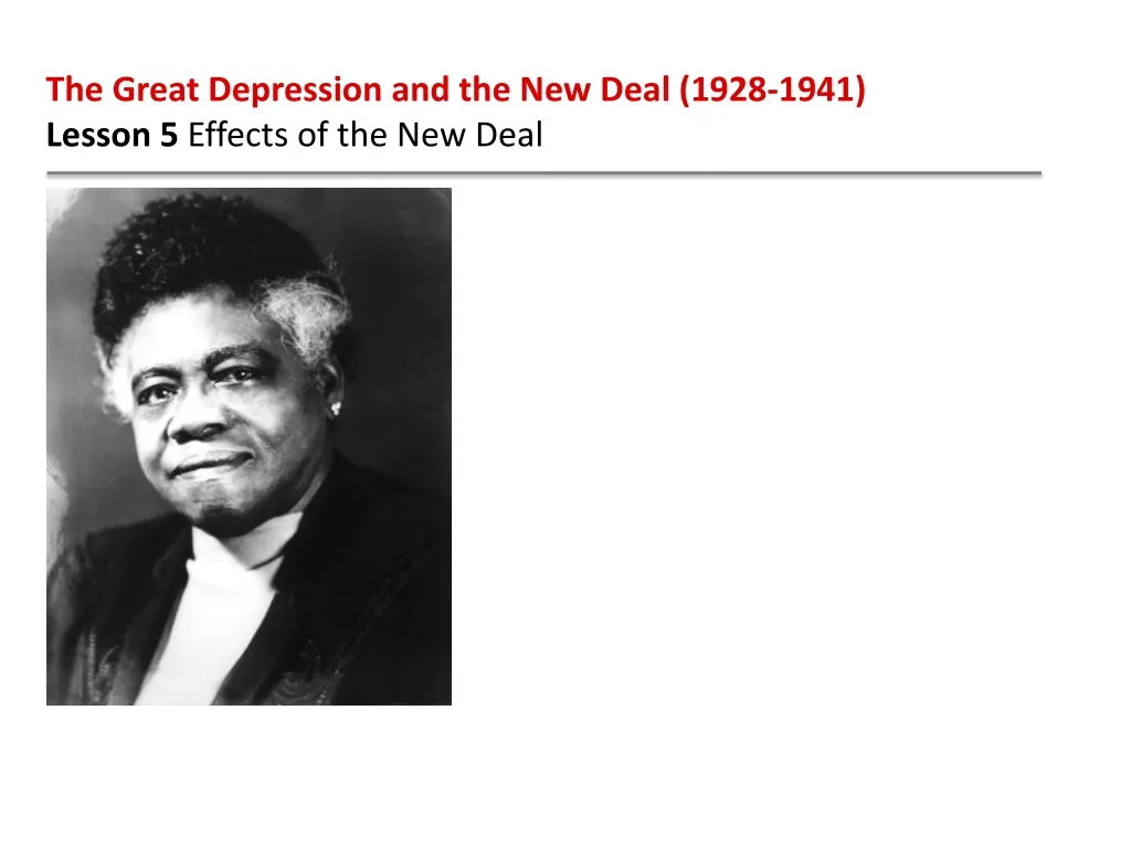 th e great depression and the new deal 1928 1941