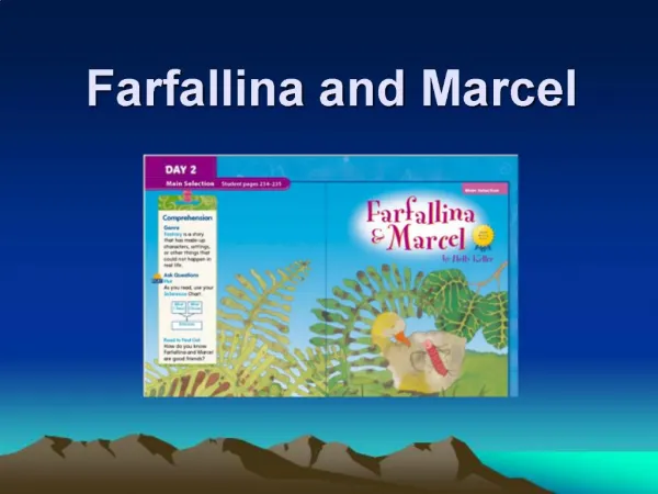 Farfallina and Marcel