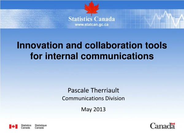 Innovation and collaboration tools for internal communications