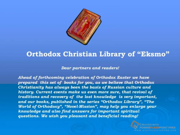 Orthodox Christian Library of