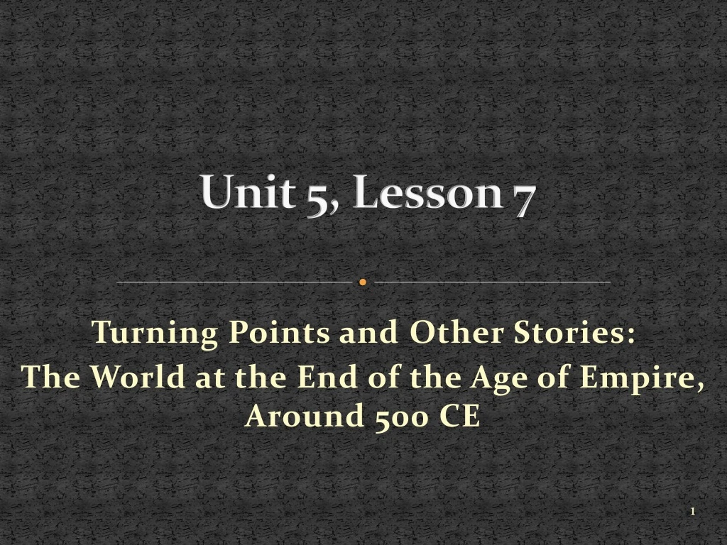 unit 5 lesson 7