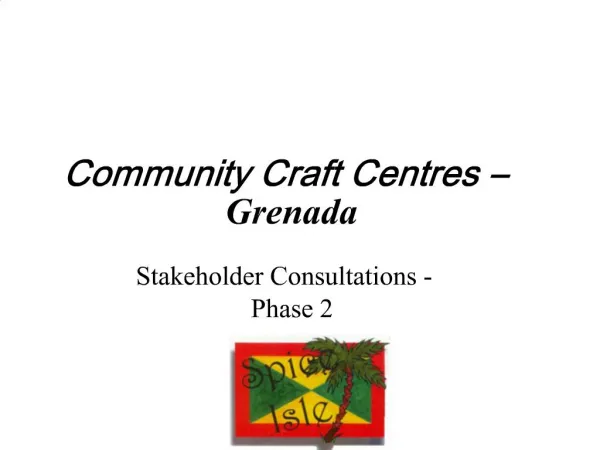 Community Craft Centres Grenada