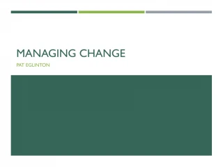 Managing change - slide 1