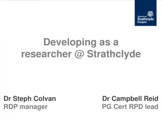 Dr Campbell Reid PG Cert RPD lead - slide 1