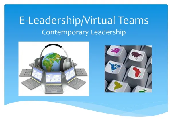 E-Leadership/Virtual Teams