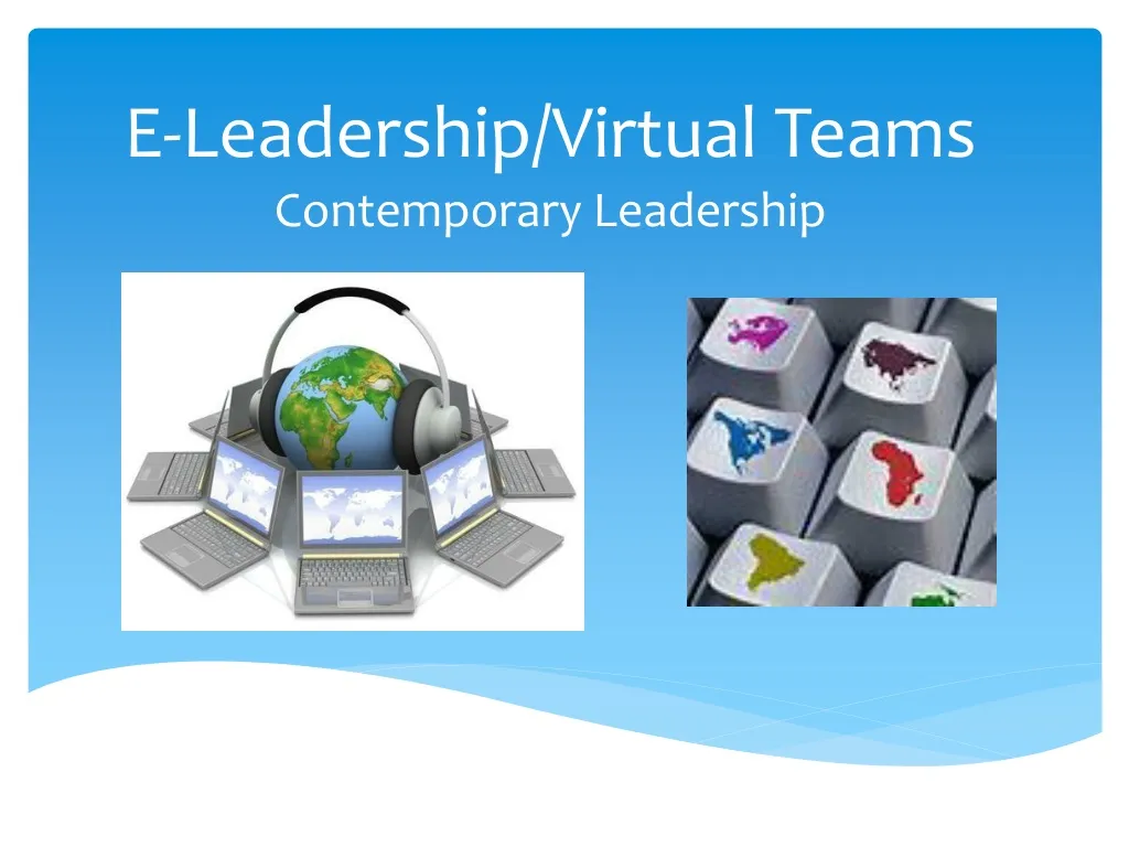 e leadership virtual teams
