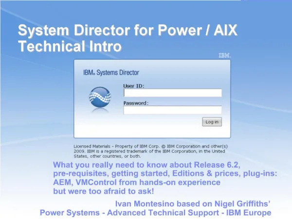 System Director for Power