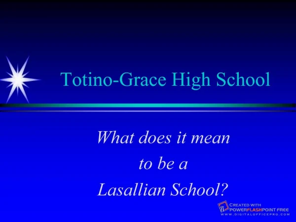 Totino-Grace High School