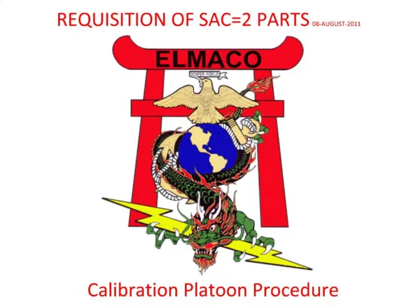 REQUISITION OF SAC2 PARTS 08-AUGUST-2011