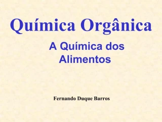 Qu mica Org nica - slide 1