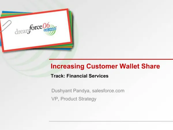 Increasing Customer Wallet Share