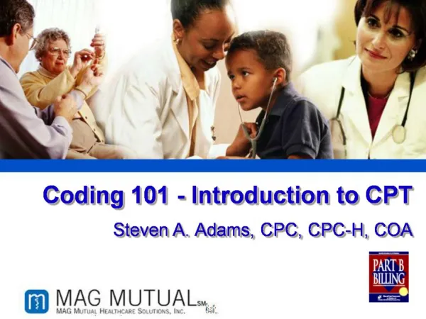 Coding 101 - Introduction to CPT