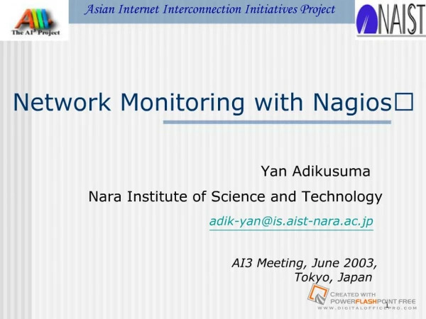 Network Monitoring with Nagios