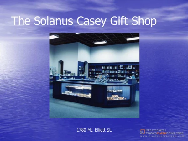 The Solanus Casey Gift Shop