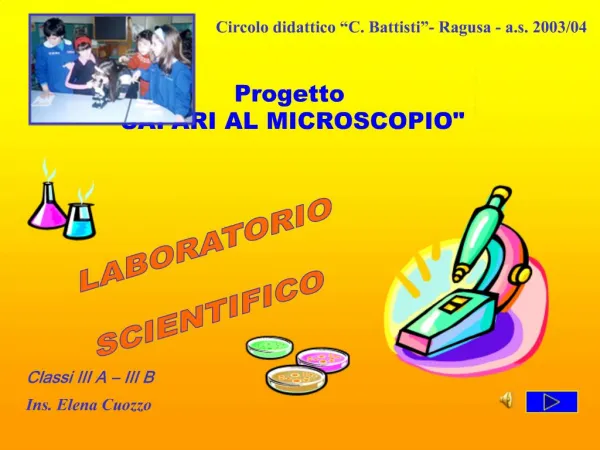 Circolo didattico C. Battisti - Ragusa - a.s. 2003