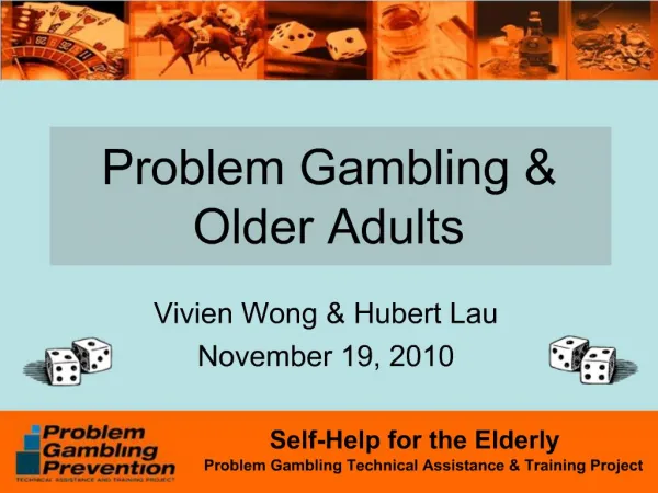 Problem Gambling Older Adults
