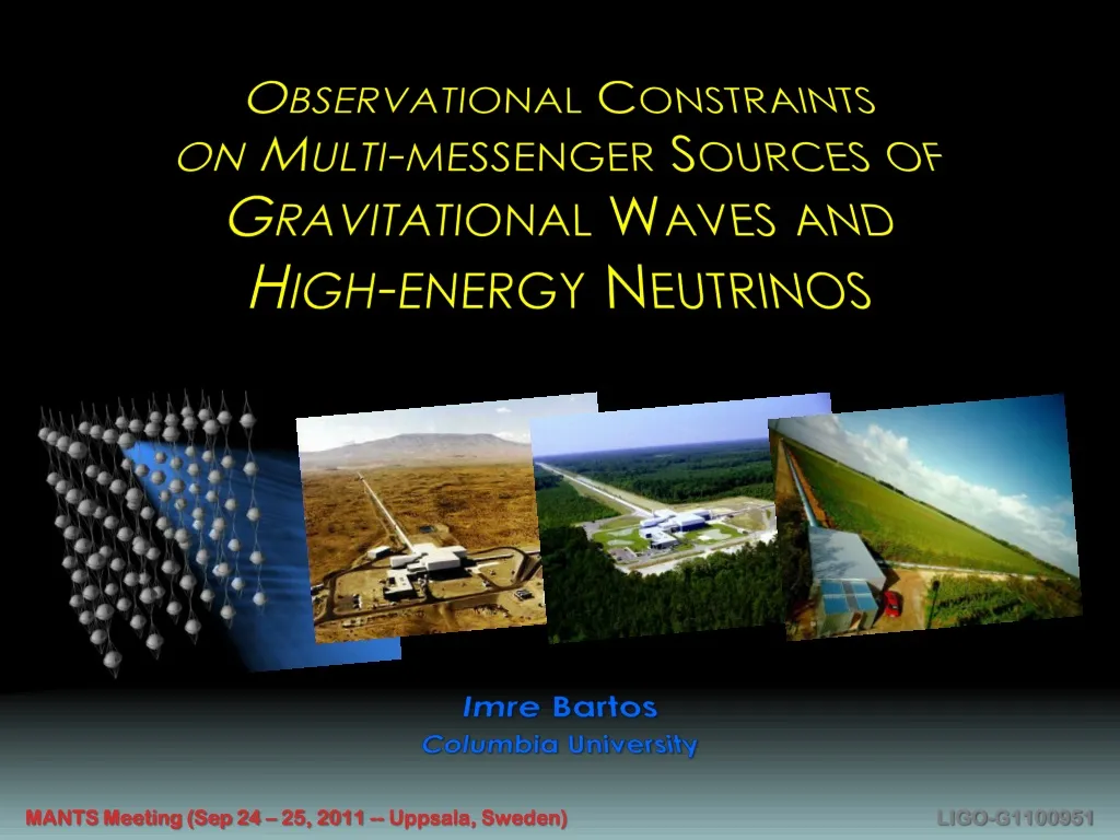 observational constraints on multi messenger