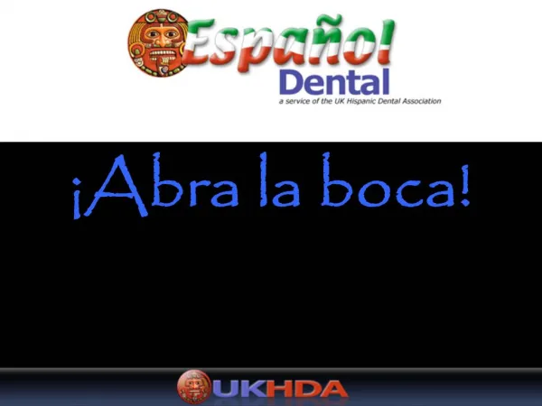 Me llamo______. Soy____. estudiante, higienista, dentista, profesora.