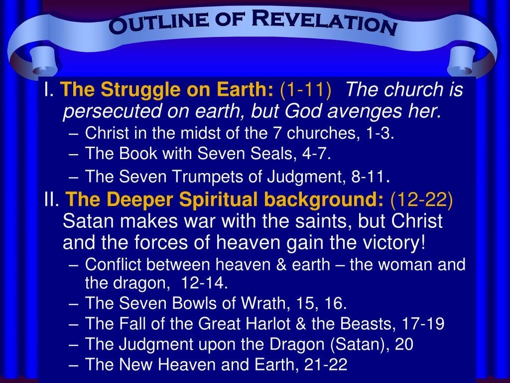 outline of revelation