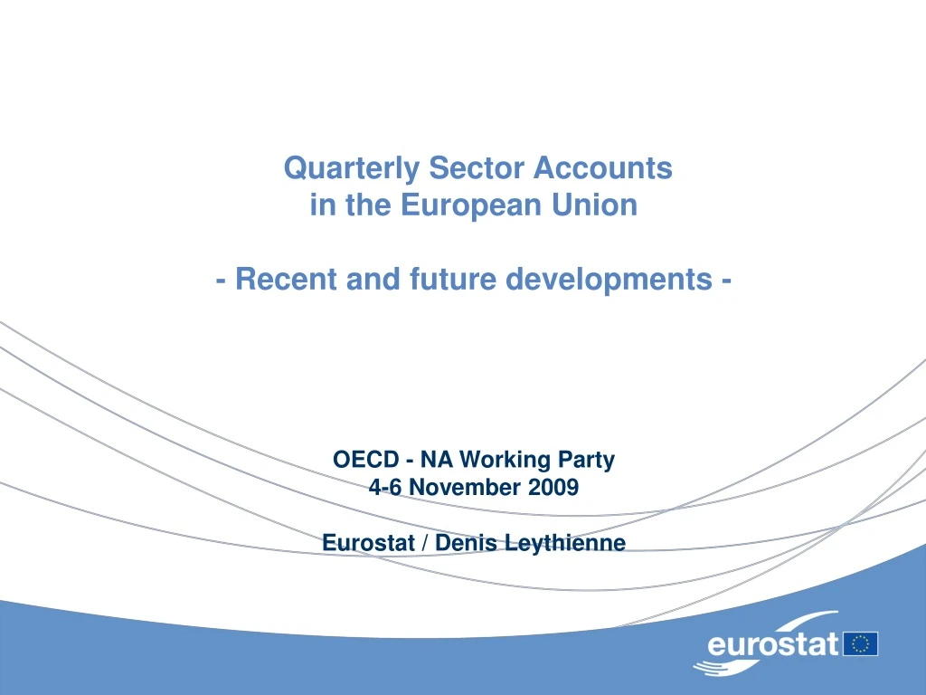 quarterly sector accounts in the european union
