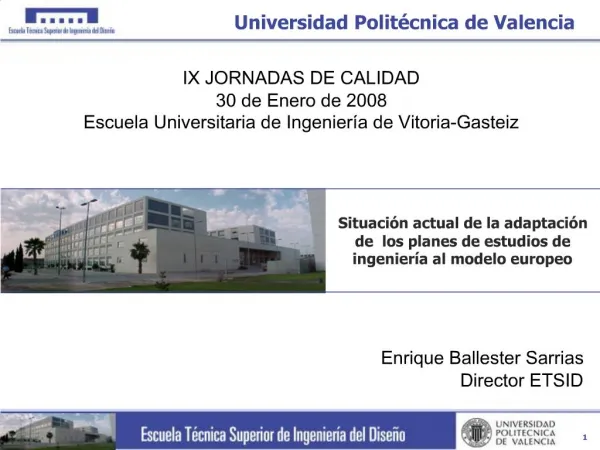 Universidad Polit cnica de Valencia