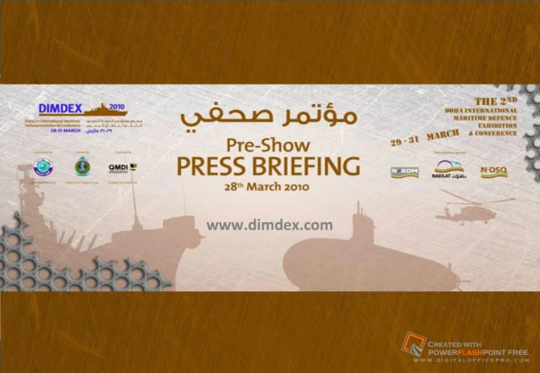 DIMDEX 2010 Press Briefing