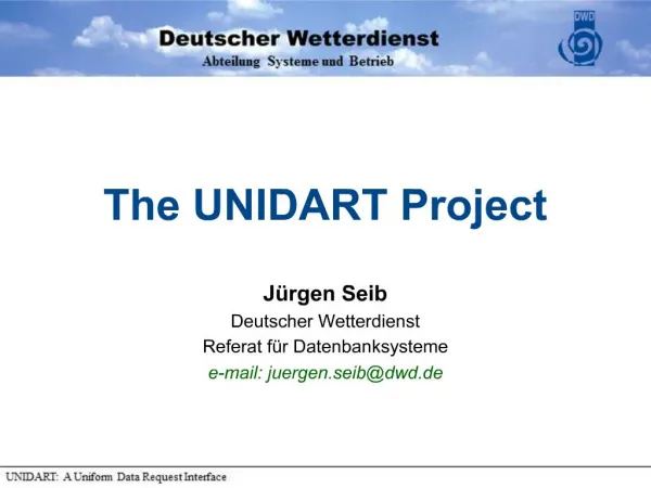 The UNIDART Project