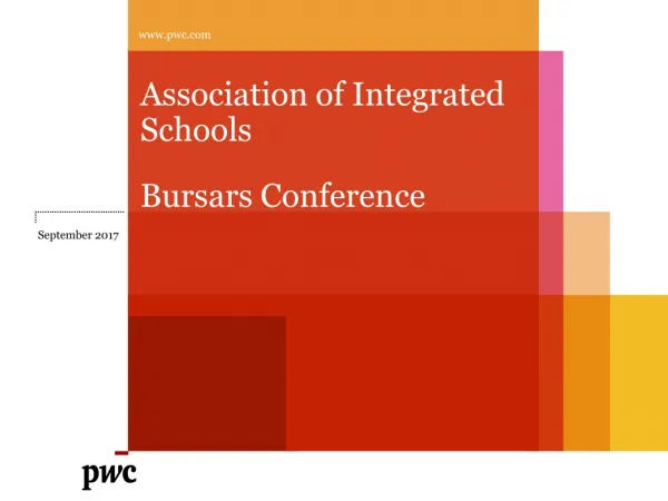 Association of Integrated Schools Bursars Conference
