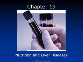 Nutrition and Liver Diseases - slide 1