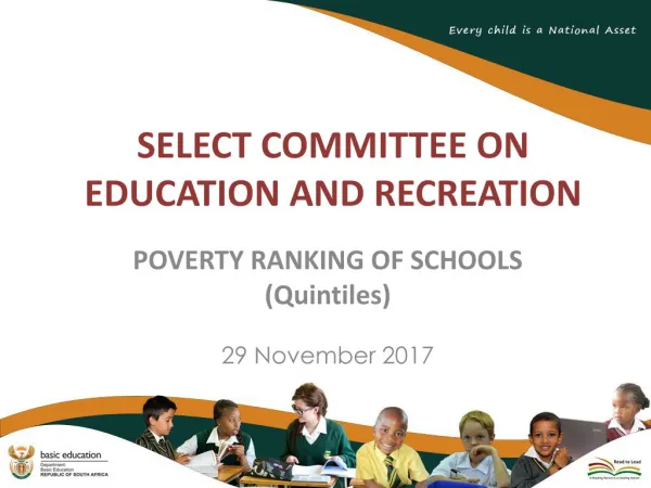 SELECT COMMITTEE ON EDUCATION AND RECREATION