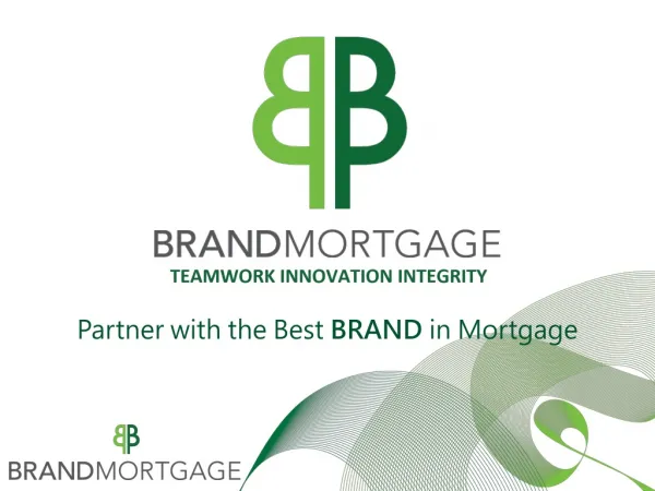 Partner with the Best BRAND in Mortgage