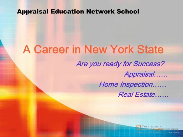 A Career in New York State