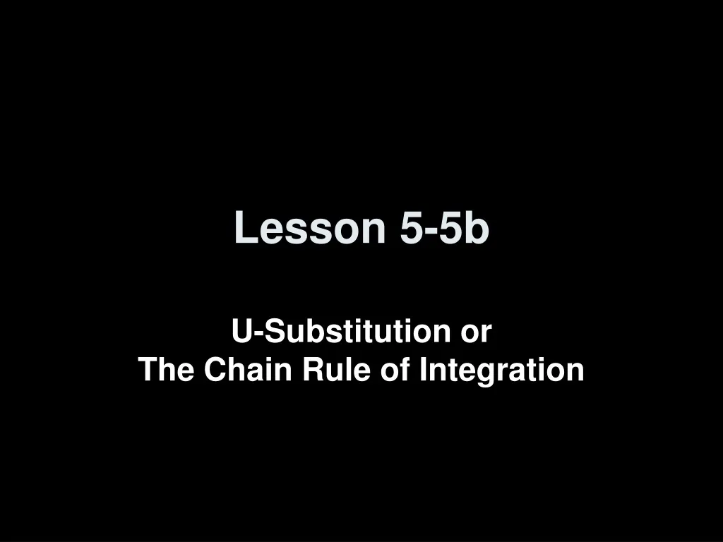 lesson 5 5b